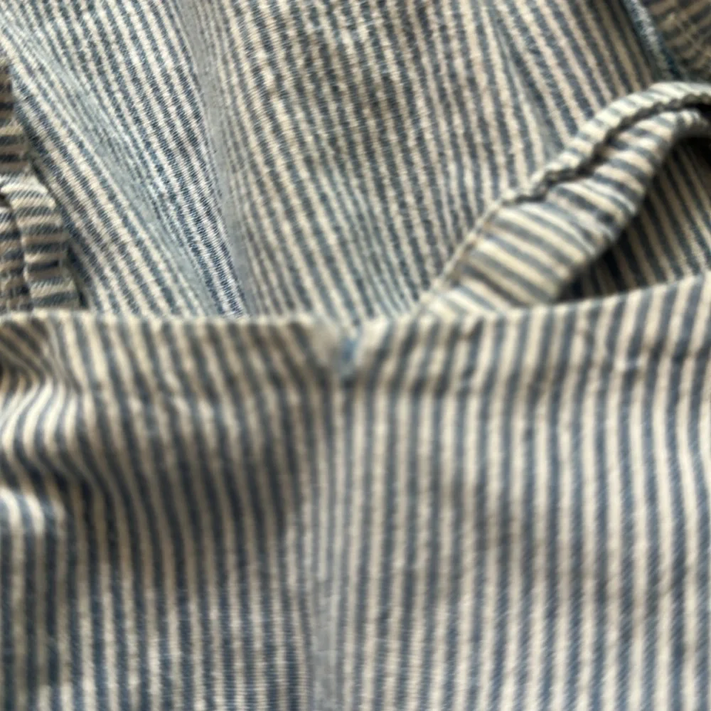 Vintage Guess Kids Striped Blue Dress with Red Logo - Picture 5 of 5
